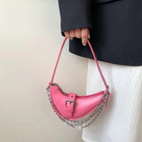 Vintage Moon Mini Bag Leather Women Handbag