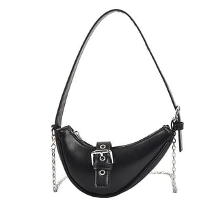 Vintage Moon Mini Bag Leather Women Handbag