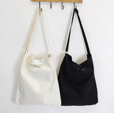Casual Letter Canvas Denim Handbag Small Fresh Shoulder Bag