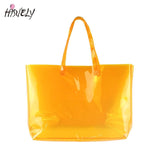 Laser Hologram PVC Clear Tote Bag Beach Large Capacity Shopping Bag