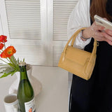 Solid Top-handle Bag Handbags for Women Ladies Shoulder Crossbody Bags