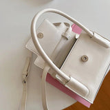 Solid Top-handle Bag Handbags for Women Ladies Shoulder Crossbody Bags