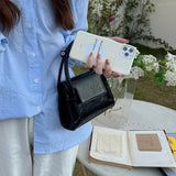 Solid Top-handle Bag Handbags for Women Ladies Shoulder Crossbody Bags