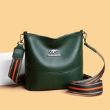 Women's Leather Crossbody Bag for Shoulder or Tote Style