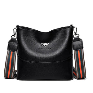 Women's Leather Crossbody Bag for Shoulder or Tote Style