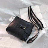Crocodile Pattern Crossbody Shoulder Bag for Women Girl Phone Handbags