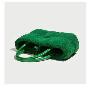 Casual Tote Bag Solid Shoulder Handbag High-Capacity Women Bag