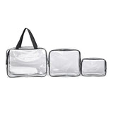 3pcs/Set Waterproof Travel Storage Bag Toiletries Organizer Skin Care Pack