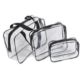 3pcs/Set Waterproof Travel Storage Bag Toiletries Organizer Skin Care Pack