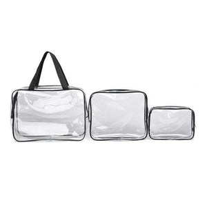 3pcs/Set Waterproof Travel Storage Bag Toiletries Organizer Skin Care Pack