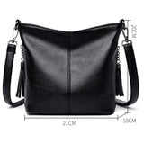 Women's Soft PU Leather Crossbody Bag Shoulder Handbag