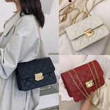 Women's Square Sling Bag Satchel Handbags Adjustable Strap