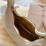 Women Underarm Bag Pu Leather Shoulder Handbag