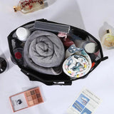 Large Mesh Cosmetic Bag Portable Bathroom Tote Beach Travel Organizer