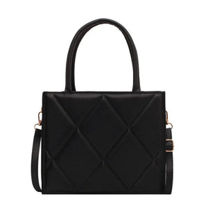 Spring Plaid Pu Leather Shoulder Bag for Women