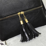 Tassel Decoration Crossbody Bag for Women - Casual Handbag