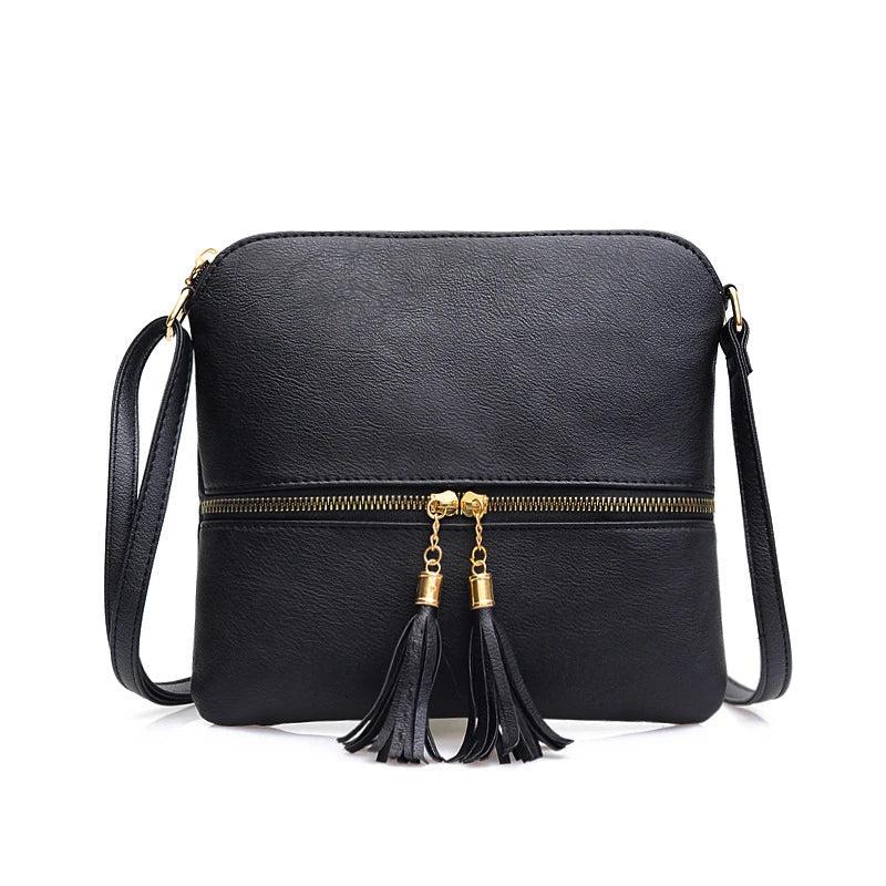 Tassel Decoration Crossbody Bag for Women - Casual Handbag
