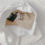 Pleated Shoulder Bag Women Large Capacity Tote Handbag