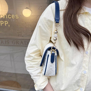 Textured Embossed Shoulder Bag for Women