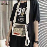 Summer Clear Women PVC Transparent Crossbody Bag Female Jelly Handbags