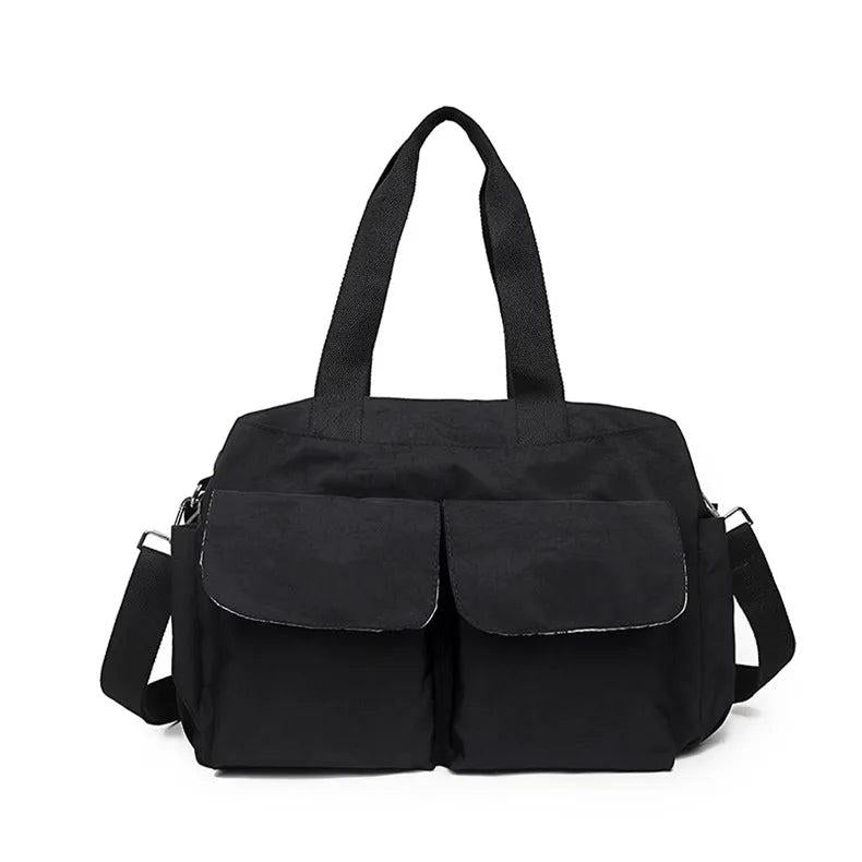 Women's Nylon Shoulder Crossbody Bag High Quality Top-Handle Handbags