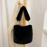 Women's Plush Shoulder Bag Fur Handbag