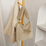 Women's Plush Shoulder Bag Fur Handbag