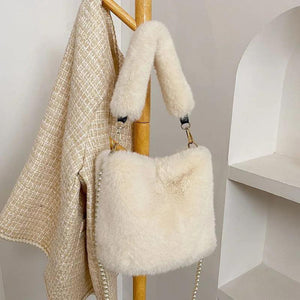Women's Plush Shoulder Bag Fur Handbag