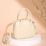 Women's PU Leather Shoulder Bag Top Handle Purse Small Tote Messenger