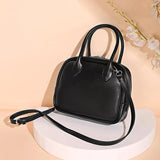 Women's PU Leather Shoulder Bag Top Handle Purse Small Tote Messenger