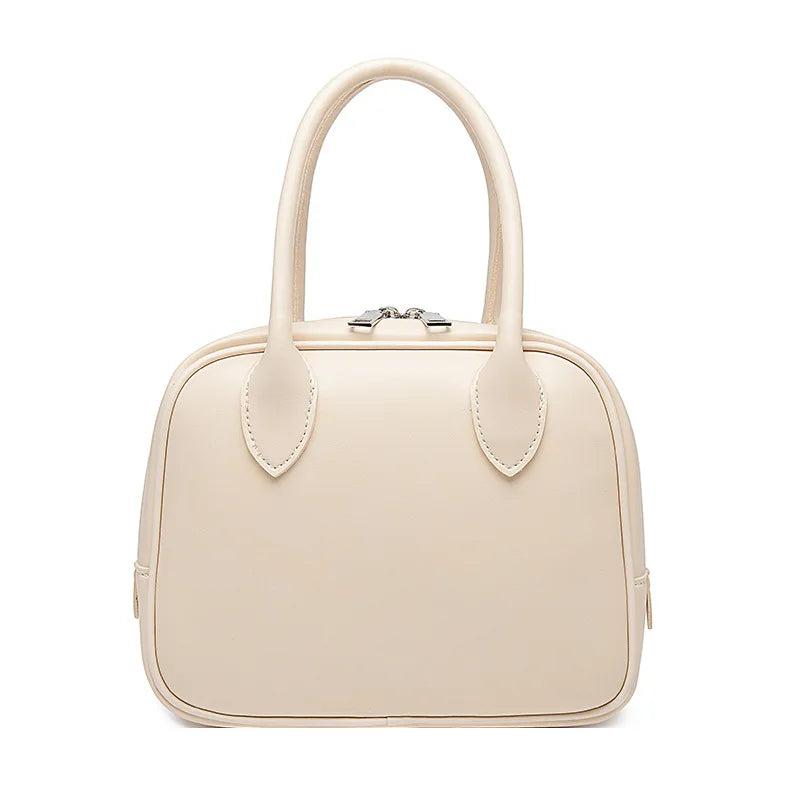 Women's PU Leather Shoulder Bag Top Handle Purse Small Tote Messenger