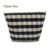 Mini Classic Floral Border Waterproof Canvas Pocket for O Bag Ha