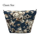 Mini Classic Floral Border Waterproof Canvas Pocket for O Bag Ha