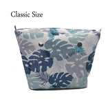 Mini Classic Floral Border Waterproof Canvas Pocket for O Bag Ha