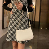 Small Square Shoulder Bag with Chain for Women