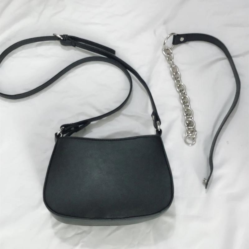 Small Square Shoulder Bag with Chain for Women