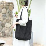 Lace Tote Bags Women Shoulder Bags Girl Canvas Spring Summer Shopping Bag