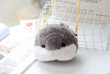 Harajuku Soft Hamster Handbag Stuffed Mouse Messenger Bag for Women