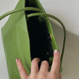 Women Shoulder Bag Solid Small Tote Underarm Bags Female Beaded Armpit Bag