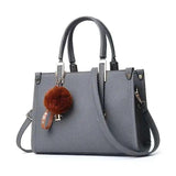 Women's PU Leather Shoulder Bag Rivet Messenger Handbag Mummy Bag