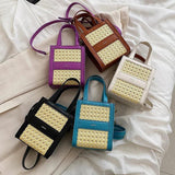 Straw Beach Bag Rattan Woven Shoulder Bag Crossbody Handbag Summer