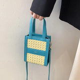 Straw Beach Bag Rattan Woven Shoulder Bag Crossbody Handbag Summer