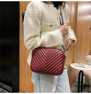 Euramerican Style Small Square Bag Diagonal Shoulder Fanny Pack