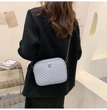 Euramerican Style Small Square Bag Diagonal Shoulder Fanny Pack