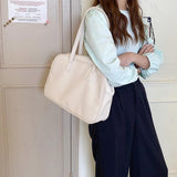 Large Capacity Soft PU Leather Shoulder Bag for Women