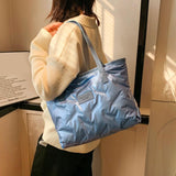 Nylon Padded Handbags Large Capacity Crossbody Bags