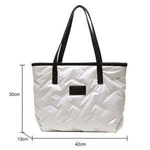 Nylon Padded Handbags Large Capacity Crossbody Bags