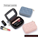 Leather Makeup Case Portable Earphone Cover for Airpods 1 2