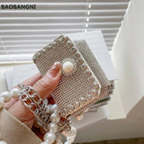 Diamond Mini Crossbody bag Summer PU Leather Women's Handbag