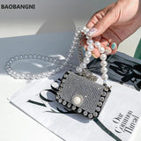 Diamond Mini Crossbody bag Summer PU Leather Women's Handbag